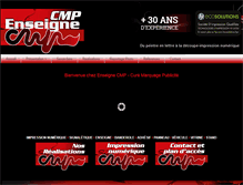 Tablet Screenshot of enseignecmp.com